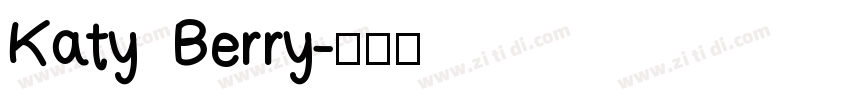 Katy Berry字体转换